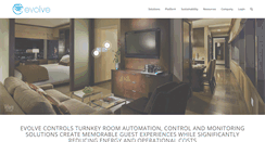 Desktop Screenshot of evolvecontrols.com