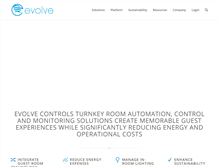 Tablet Screenshot of evolvecontrols.com